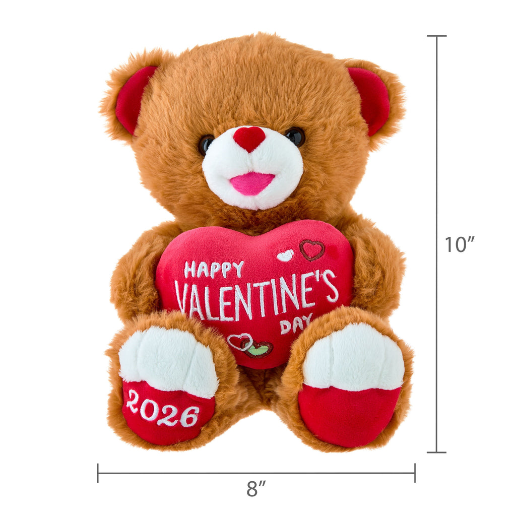 Oso de Peluche San Valentín 25 cm | Regalo Romántico con Corazón