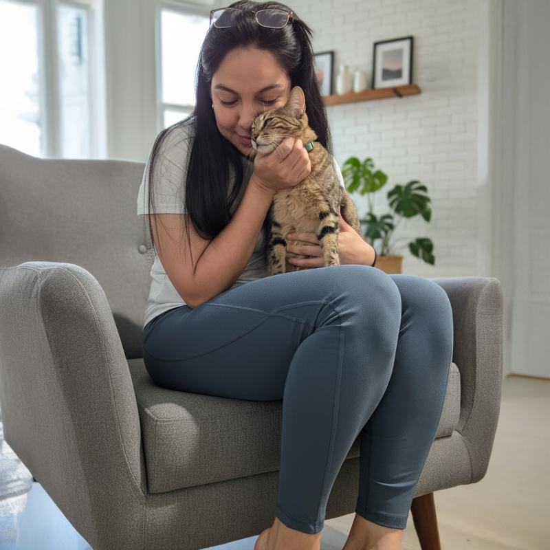 Lux Decor Apparel High Waisted Butt Lifting Workout Leggings for Women -Breathable Solid Soft Stretch Yoga Pants - Tummy Control Side Pockets Shaping Gym Leggings- Available in All Sizes #Summervibes