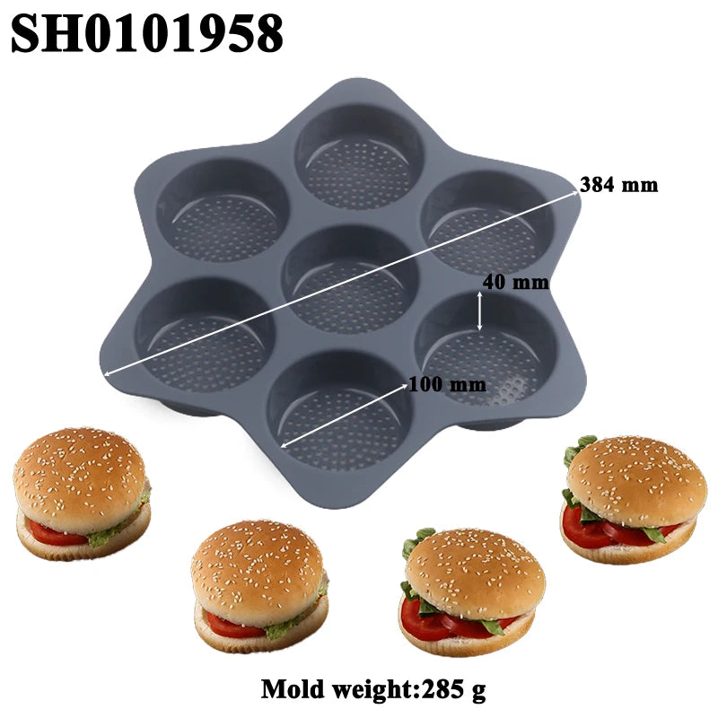 Food Grade Silicone Cake Molds Toast Tray Bread Pan Brownie Dessert Madeleine Cake Moulds Baguette Baking Tools Muffin Bakeware