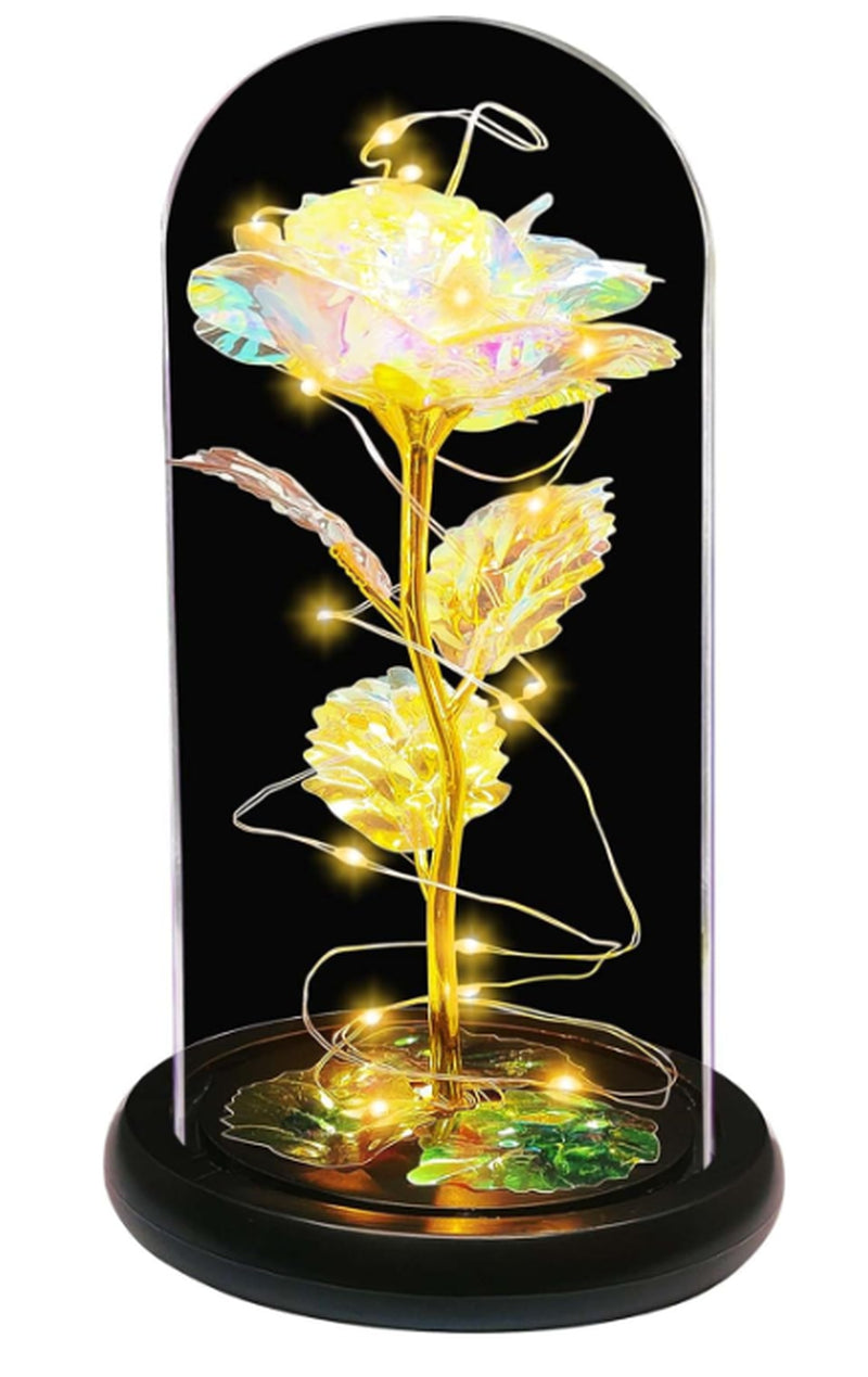 Rosa Eterna en Cúpula de Cristal | Regalo Romántico de San Valentín