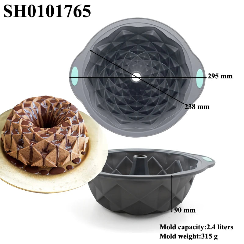 Food Grade Silicone Cake Molds Toast Tray Bread Pan Brownie Dessert Madeleine Cake Moulds Baguette Baking Tools Muffin Bakeware