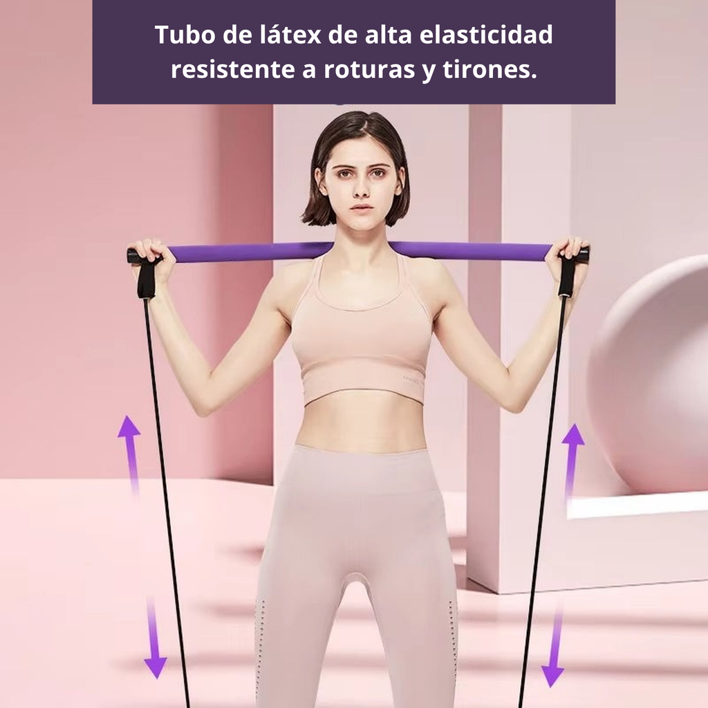 Barra Pilates Flexible – Gimnasio Portátil para Todo el Cuerpo