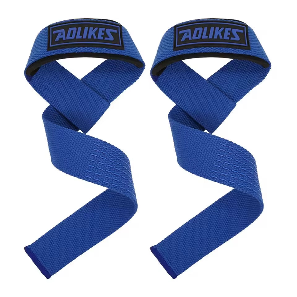 Weightlifting Wrist Straps Strength Training Adjustable Non-Slip Gym Fitness Lifting Strap Wrist Support Grip Band