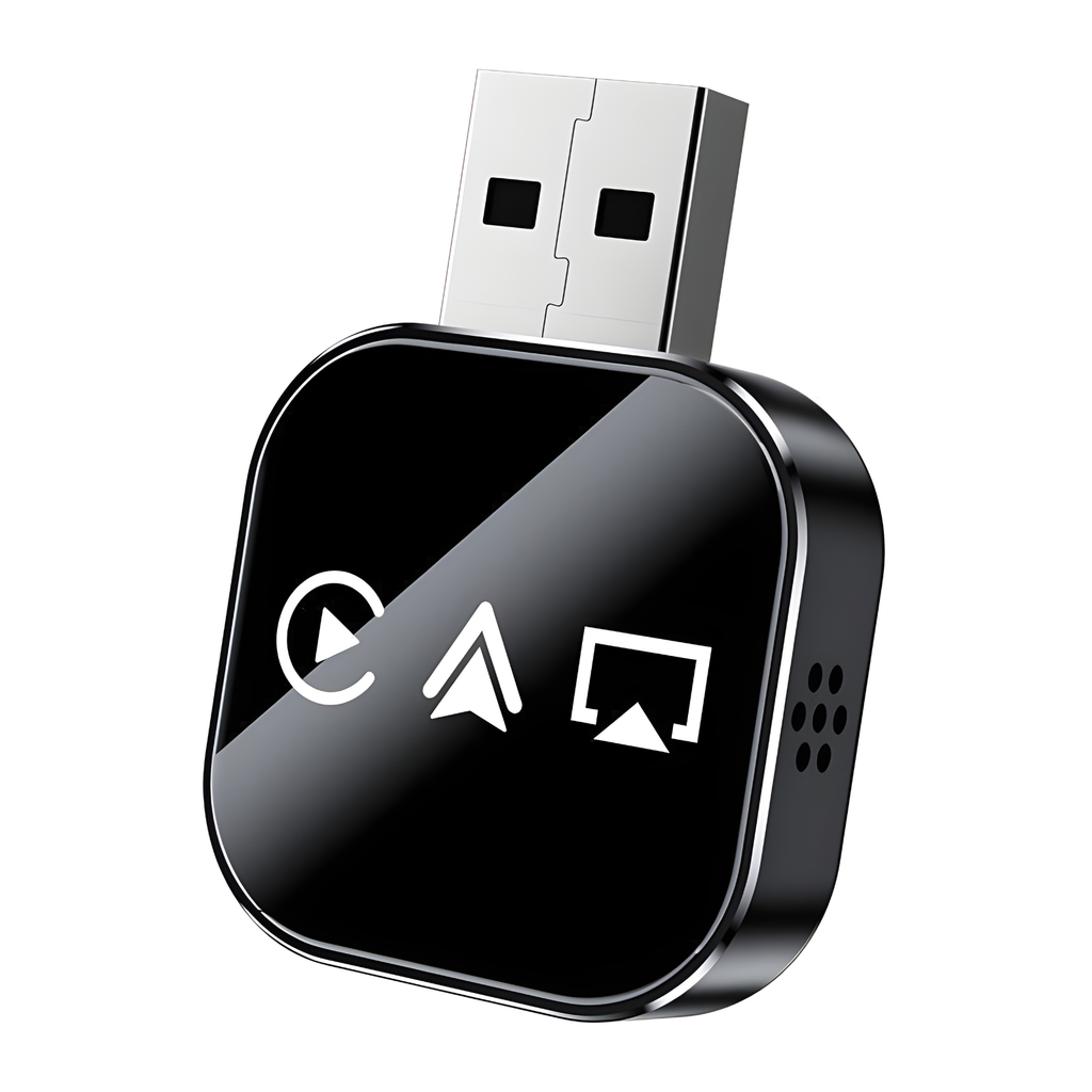 CarPlay Inalámbrico Plug & Play | Adaptador 3 en 1 con AirPlay y Mirror Link