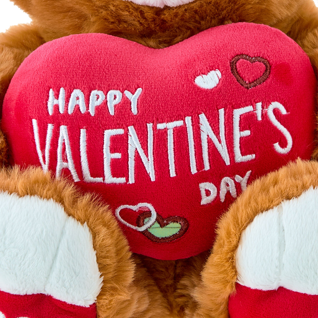 Oso de Peluche San Valentín 25 cm | Regalo Romántico con Corazón