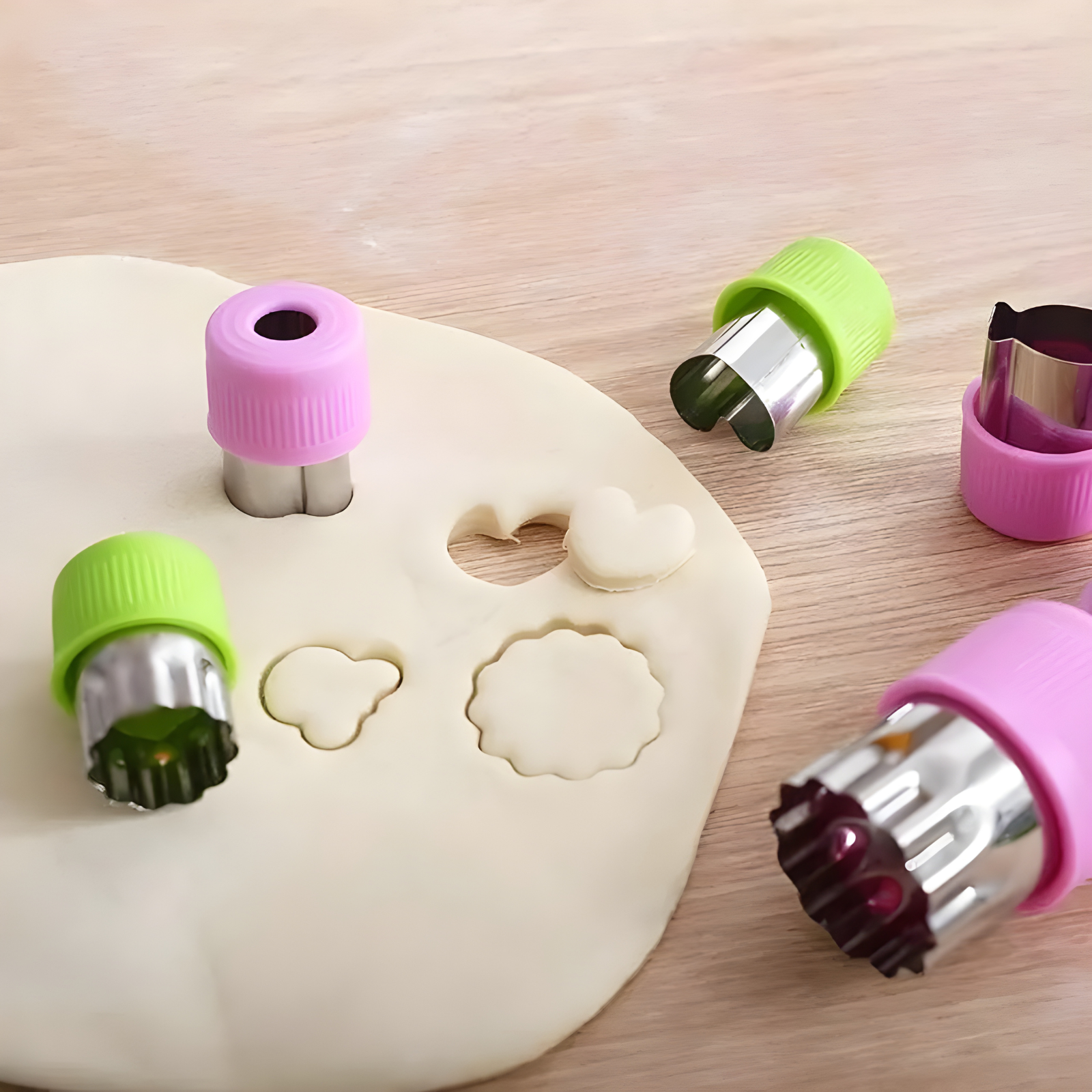 Cortadores de Verduras y Frutas en Formas | Moldes de Galletas de Acero Inoxidable DIY