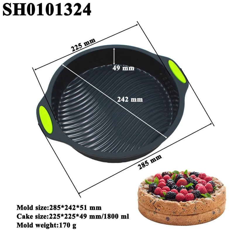 Food Grade Silicone Cake Molds Toast Tray Bread Pan Brownie Dessert Madeleine Cake Moulds Baguette Baking Tools Muffin Bakeware